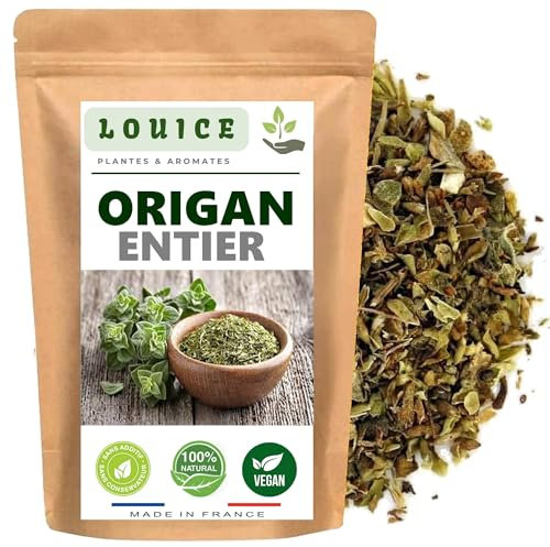 Origan Entier Séché – Herbe Aromatique 100% Naturelle – 100g