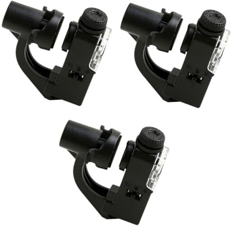 OSALADI 3 Stück 90 Tragbares Handy-mikroskop Handy Mikroskop Handy-mikroskop-Lupe Led-mikroskoplupe Mikroskopkamera Für Handy Smartphone-mikroskopobjektiv Anzahl Digitales Mikroskop