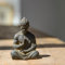 Affenkönig Statue Goku Kunst Relievo, Schwarzer Mythos Wukong Action Figur AFFE Figuren Affenkönig Dekor, Reise zum Westen Buddha Mönch Skulptur Sammelpuppen Figuren (Size : MA)