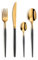 Amefa Soprano Oro/Nero - Set di posate 24 pezzi