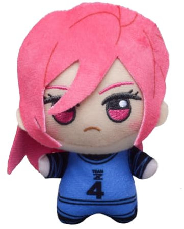 Zhongkaihua BLUE LOCK Plush 11CM Chigiri Hyoma Plush Anime Cartoon PP Cotton Cute Soft Stuffed Furry Bag Decoration Pendant Collectible Gift