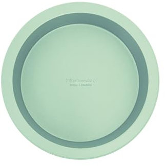 KitchenAid 9 in Nonstick Swiss Engineered Aluminized Steel Round Cake Pan, Dishwasher Safe, Pistachio