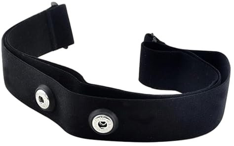 Mxlfdc Heart Rate Monitor Chest Replacement Strap, High Performance Heart Rate Monitor Strap, Adjustable Elastic Sports Soft Chest Mounting Strap Compatible with Polar H10 Wahoo Tickr