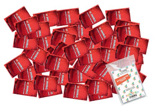 Bundle mit Lego Ninjago Serie 9 Next Level Trading Cards - 50 Verschiedene, zufällige Karten + Exklusive Collect-it Hüllen