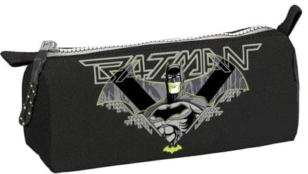 safta Batman Game Over - Trousse avec Fermeture éclair et Compartiment, Trousse pour Enfant, idéale pour Les Enfants d'âge Scolaire, Confortable et Polyvalente, qualité et résistance, 21 x 7 x 8 cm,