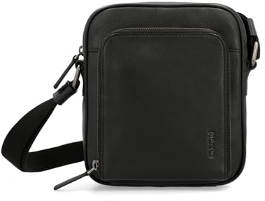 Picard Umhängetasche Herren Paolo | Herren Tasche klein aus Echtleder | mit verstellbaren Schultergurt, Reißverschluss, Sicherheitsfach & Handyfach | Hochwertige Brusttasche Herren klein