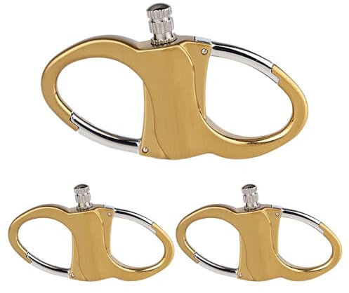 Schlüsselanhänger-Feuerzeug, Feuerstarter-Schlüsselring, Ewiges Streichholz Feuerzeug mit Keychain,2025 Neue Schlüsselanhänger Metall für Outdoor Camping und Zuhause (3PC Gold)