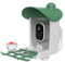 Vogelhaus Mit Kamera Outdoor Solar: Smart Birdfeeder Häuser mit 2K Live-Cam - AI identifizieren Vögel Arten und Auto Instant Ankunft Alarm außerhalb Garten Vogelliebhaber