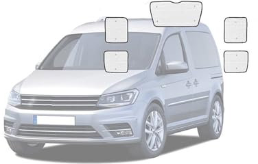 Auto Vorhänge Für VW Für Caddy 2K Maxi 2003~2019 Vollständige Abdeckung Sonnenschutz Auto Windows Visier Auto Fenster Sonnenschutz(Maxi Rear Windows)