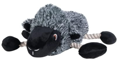 HKM Buddy Sheep Dog Toy Grey/Black 21 cm