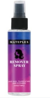 Tape Remover Hair Extensions - Tape Extensions Remover - Lace Glue Remover for Hair Replacement Lace Front Wig, Poly Hairpieces, Toupee, Cosmetic Hair Systems Bonding - 118ml (Transparent) (Clear)