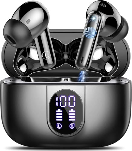 AI Language Translation Earbuds Real Time with Audio and Video Calls, 40H Translator Earbuds fit Travel/Business/Learning Support 164 Languages, 3-in-1 Bluetooth 5.3 Headphones, ENC Mic, 7 Trans Modes