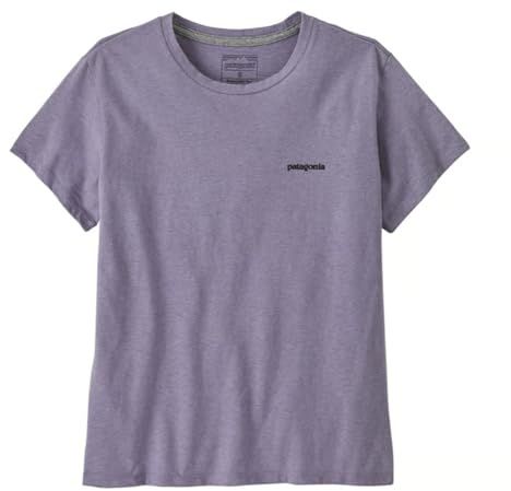 PATAGONIA W's P-6 Logo Responsibili-Tee XL Concrete Purple