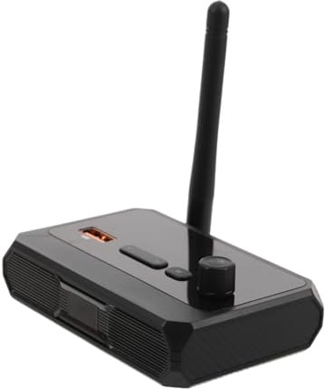 CAXUSD Kabelloser Audioempfänger mit Digitalanzeige Optischer und Koaxialer Adapter Soundempfänger für Stereoanlage Tv PC Kompatibel