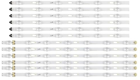 YSABVCP Tira de retroiluminación LED Compatible Fit For Samsung UE50KU6000W UE50KU6000U UE50KU6000K UE50MU6100W UE50MU6100U UE50MU6100K UE50KU6020K