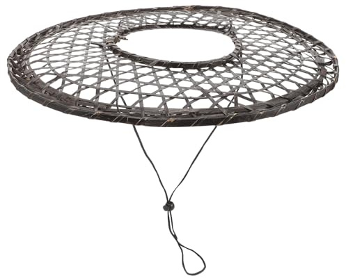 OSALADI Chapeau Vintage en Bambou Tissé la Main pour Garçon et Filles, Style Chinois Unique, Solide et Solide, pour Cosplay et Spectacles sur Scène