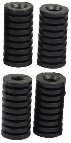 HOMOBABE Almohadilla Antideslizante para Palanca de Cambios de Moto, Funda de Goma Negra, 4 Protectores, Accesorio para Motoristas de Ruta