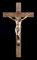 Wandrelief Kruzifix - Jesus am Kreuz | Veronese Figur Wand Deko Bronze-Optik
