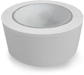Handelskönig PVC-Schutzband weiß 50 mm x 33 m gerillt Klebeband Putzerband Putzband