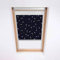 Dachfensterrollos für VELUX Dachfenster, Verdunkelungsrollo Navy Nightfall FK06