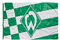 Werder Bremen SVW Hissfahne 180 x 120 cm, grün, Stück