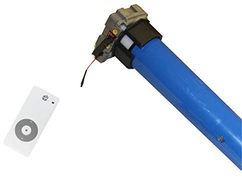 Juego de Motor de toldo mecánico con función de manivela de Emergencia, 80 NM y Radio, Incluye transmisor de Radio Manual (1 Unidad)