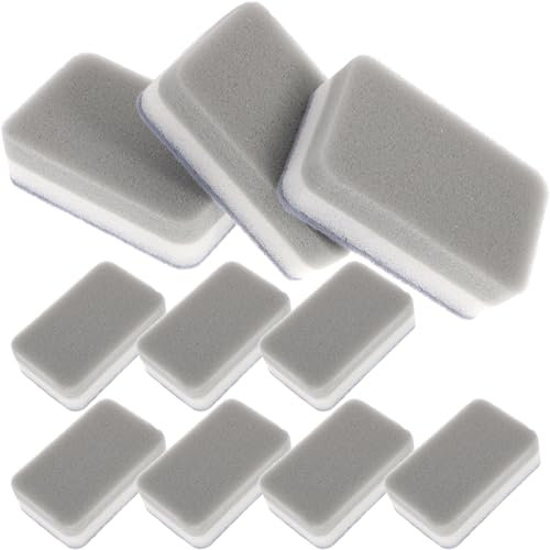 UPKOCH Esponja de limpieza para cocina, 10 unidades, color gris