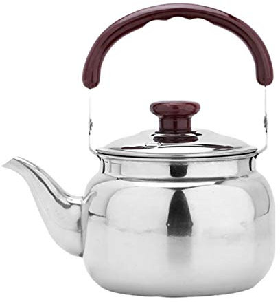 VOSAREA Tetera De Acero Inoxidable Para Hervir Agua Mango Ergonómico Para Uso Exterior y Fogones
