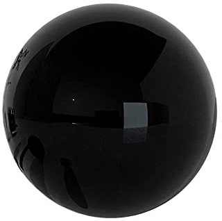 Edelstahl Dekokugel, 60mm [5 Stück] Hohlkugel, Runde Kugel, Edelstahlkugel, Metallkugel, Hohlkugel-Schwarz