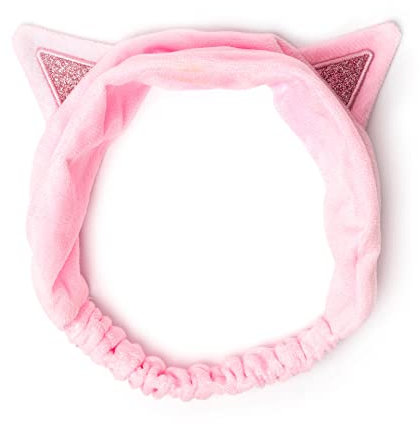Legami - Haarband, Me Time, 24,5 x 11 cm, Polyester, Kitty-Motiv, zum Sammeln von Haaren, Make-Up, Gesichtsbehandlung, weiches Stirnband