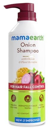 Mamaearth Onion Shampoo with Onion & Plant Keratin - 600 ml