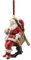Edg Per Selezione Cartoleria VARZI dal 1956 Decorazione Albero Di Natale Babbo Natale Su Sedia 11 Cm