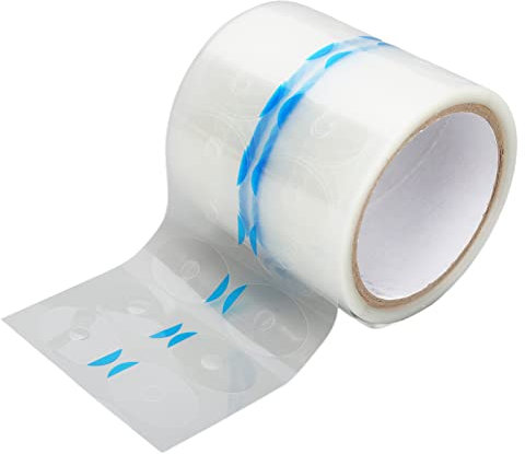 Pellicola protettiva per elaborazione delle lenti, lavorazione degli occhiali antiscivolo S adesivo per bambini senza colla pellicola residua trasparente per elaborazione delle lenti Patch di