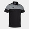 Joma Kurzarm-Poloshirt Mann Crew V schwarz grau