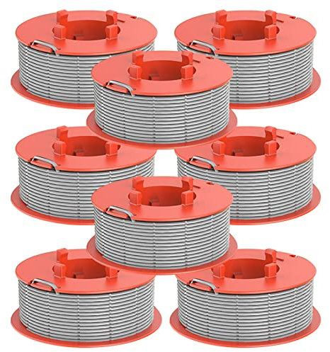 F016800175 Rasentrimmerspule Ersatz für Bosch Art 23 26 30 Combitrim Easytrim Rasentrimmer, Pro-Tap Automatische Spulenschnur,Autofeed Spule (8 Spule, 26ft)