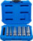 BGS 80000 - Jeu de douilles à cardan pour bougies de préchauffage et d’allumage - 6,3 mm (1/4) + 10 mm (3/8) - 8 - 9 - 10 - 12 - 14 - 16 mm - 11 pièces
