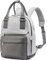 LOVEVOOK Rucksack Damen Klein, Wasserdicht Cityrucksack Handtasche 2 in 1, Mini Tasche Daypack Backpack Women Elegant für Freizeit Schule Reisen Arbeit, Grau Blau