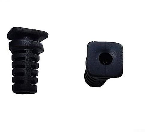 SPORTARC Cable Sleeve, Rubber Strain Relief Cord Protector, 3.5mm-Black, 3cm
