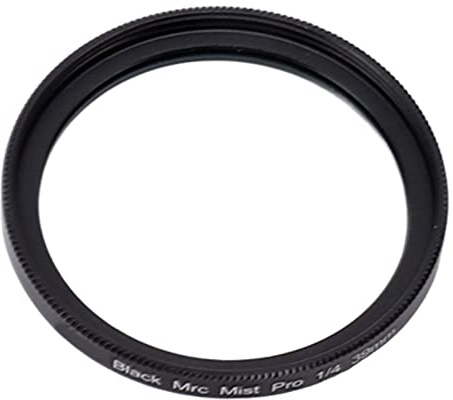 Kameraobjektivfilter, öldicht, rutschfest, Wasserdicht, Feine Verarbeitung, Schwarzer Weichfilter für Stillleben-Landschaften (39MM)