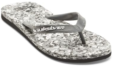 Quiksilver Men's Molokai Recycled Sandal, Charcoal, 6.5 UK