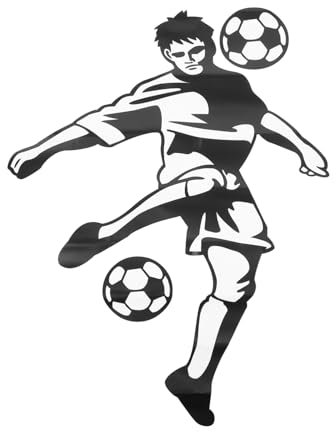 Housoutil kinderzimmer wandsticker wall stickers for kids room Jugendzimmer Dekoration wandgestaltung wallpaer kreativer Wandaufkleber cooler Wandaufkleber entfernbar Spiel Fußball schmücken