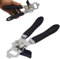 Seamless can Opening! Our Manual tin Opener ensures Easy use with a Smooth Edge, Good Grip, and Large Turning knob. Ideal for Seniors with Arthritis. Stylishly Functional in Sleek Black