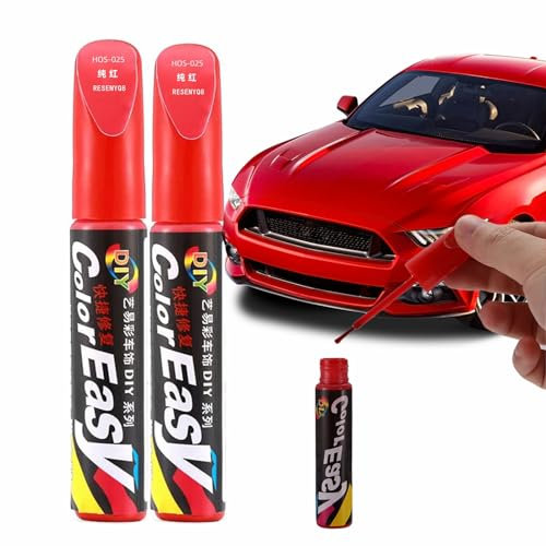 SEGMINISMART Lackstift Auto, 2 Stück (Rot)