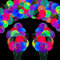 109 Packungen Neon Luftballons Leuchtende Ballons Glow in The Dark Ballons Schwarzlicht Reaktive Polka Dot Latex Luftballons Fluoreszierende Sterne Ballons Neon Party Zubehör Leuchtendes Partyzubehör