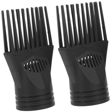 Housoutil 2stücke Haartrockner-kammaufsatz Aufsatz Für Föhn Mit Kamm Ersatz-föhnkamm Zum Glätten Und Entwirren Des Haares Aus Hitzebeständigen Materialien