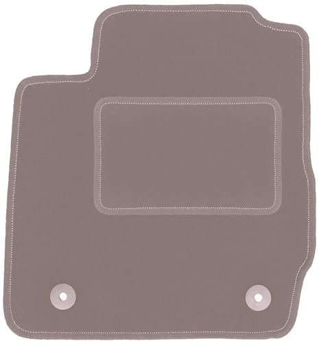 Wielganizator Automatte – Passend für Ford Fiesta MK7 Schrägheck 2011-2017 – Velours – Autozubehör - Auto Fußmatten – Fußmatte Auto – 1-teilig - beige
