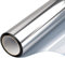 FILMGOO Fensterfolie, Einwegspiegelfolie, tagsüber, Privatsphäre, statisch, nicht klebend, dekorative Hitzekontrolle, Anti-UV-Fenstertönung für Zuhause und Büro, Silber, 75 x 400 cm