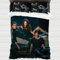 XYOK The Vampire Diaries Bettwäsche 135x200cm Kinder Bettbezug Kissenbezüge 3D Drucken Bettwäsche-Sets 3-teilig Mit Reißverschluss Bettwäsche Fanartikel (Elena Gilbert)