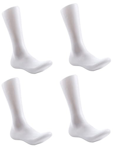 Lckiioy 4X Männliche Beine Füße Fuß Schaufensterpuppe Socke Display Form Kurze Strumpf, Männlich