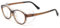 FGAQLUK Anti-Pollen-Allergiebrille for Erwachsene, Vollständig Geschlossene Runde Brille, Winddicht, Abnehmbarer Silikonrahmen, Geeignet for Menschen Mit Empfindlichen Augen(Color:Bruin)